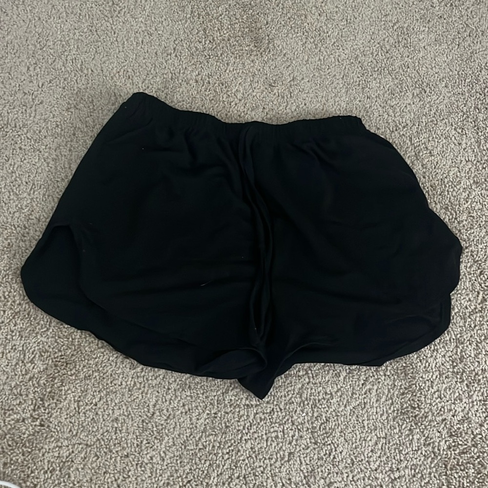 Black pajama shorts, small